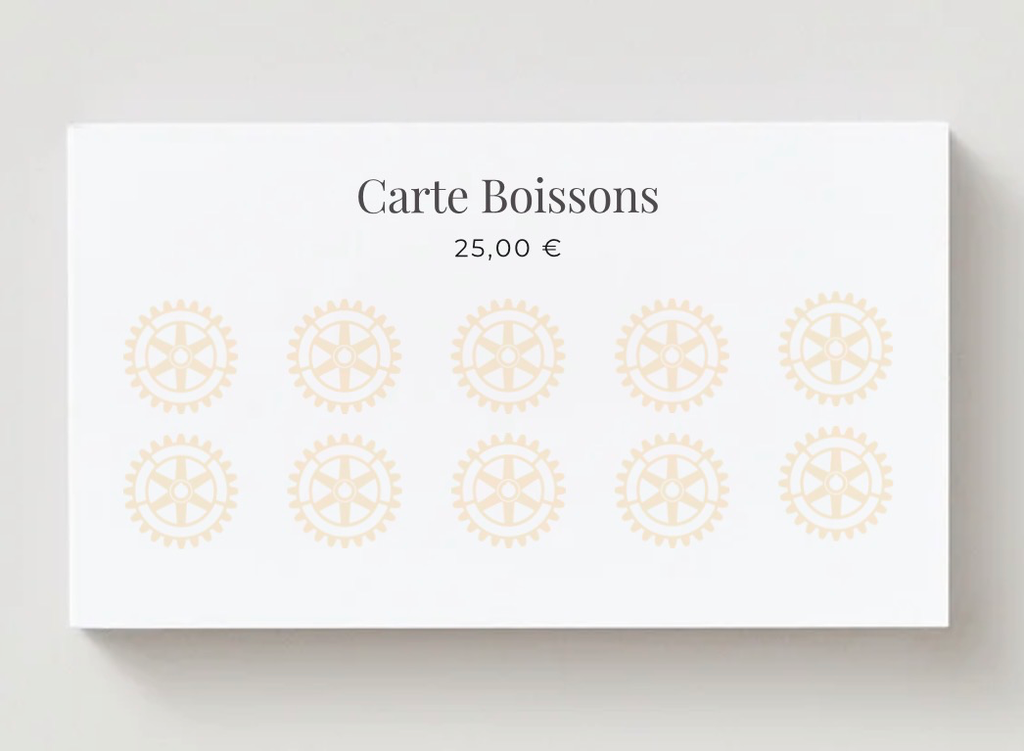 Carte Boissons